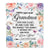 Personalized Happy Birthday Grandma Gifts From Granddaughter Blanket Butterfly Flower Present Birthday Gift For Grandma Gifts Customized Fleece Throw Blanket | teecentury