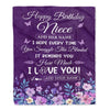 Personalized Happy Birthday Niece Birthday Gifts From Aunt Uncle Blanket Purple Floral Unique Birthday Gifts Niece Gifts Customized Fleece Throw Blanket | teecentury