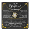 Love Knot Necklace 18K Yellow Gold Finish | 1 | Personalized Jewelry To My Girlfriend Necklace Metting You Gift For Girlfriend Romantic Birthday Gifts Valentines Christmas Custom Gift Box Message Card | https://teecentury.