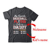 Personalized My Favorite Baseball Player Calls Me Daddy Custom Kids Name Fathers Day Birthday Christmas Shirt & Hoodie | Custom | teecentury