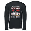 Personalized My Favorite Baseball Player Calls Me Grampa Custom Kids Name Fathers Day Birthday Christmas Shirt & Hoodie | teecentury