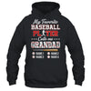 Personalized My Favorite Baseball Player Calls Me Grandad Custom Kids Name Fathers Day Birthday Christmas Shirt & Hoodie | teecentury