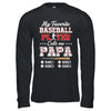 Personalized My Favorite Baseball Player Calls Me Papa Custom Kids Name Fathers Day Birthday Christmas Shirt & Hoodie | teecentury