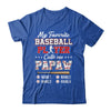 Personalized My Favorite Baseball Player Calls Me Papaw Custom Kids Name Fathers Day Birthday Christmas Shirt & Hoodie | teecentury