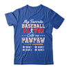 Personalized My Favorite Baseball Player Calls Me Pawpaw Custom Kids Name Fathers Day Birthday Christmas Shirt & Hoodie | teecentury