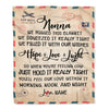 Personalized Nonna Blanket From Grandkids We Hugged This Blanket Mail Letter Nonna Birthday Mothers Day Christmas Customized Fleece Blanket | teecentury