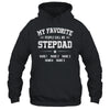 Personalized Stepdad With Kids Name My Favorite People Call Me Stepdad Custom For Men Fathers Day Birthday Christmas Shirt & Hoodie | teecentury