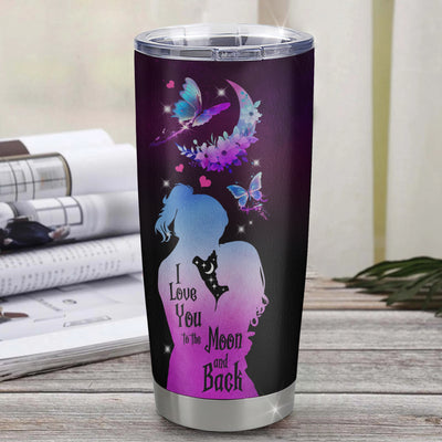 Personalized Sweet 10 Gifts For Girls Daughter Tumbler Stainless Steel Cup From Mom Butterfly Sweet Ten 10 Year Old Birthday Decorations Travel Mug | teecentury