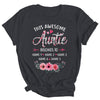 Personalized This Awesome Auntie Belongs To Custom Kids Name Floral Auntie Mothers Day Birthday Christmas Shirt & Tank Top | teecentury