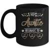 Personalized This Awesome Auntie Belongs To Custom Kids Name Leopard Auntie Mothers Day Birthday Christmas Mug | teecentury