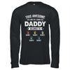 Personalized This Awesome Daddy Belongs To Custom Kids Name Color Hand Fathers Day Birthday Christmas Shirt & Hoodie | teecentury