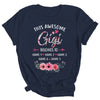 Personalized This Awesome Gigi Belongs To Custom Kids Name Floral Gigi Mothers Day Birthday Christmas Shirt & Tank Top | teecentury