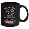Personalized This Awesome Gigi Belongs To Custom Kids Name Floral Gigi Mothers Day Birthday Christmas Mug | teecentury