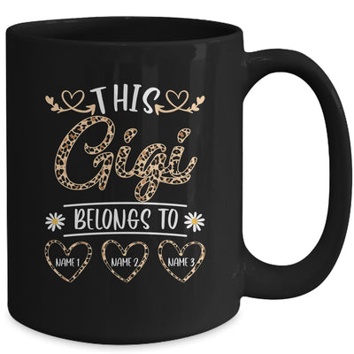 Personalized This Awesome Gigi Belongs To Custom Kids Name Leopard Gigi Mothers Day Birthday Christmas Mug | teecentury