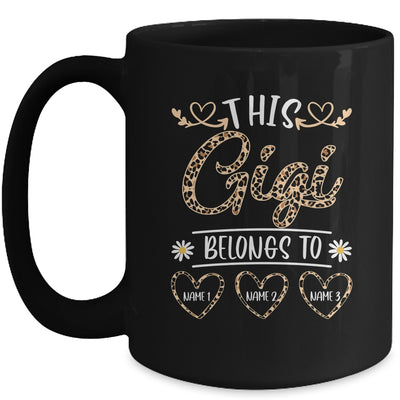 Personalized This Awesome Gigi Belongs To Custom Kids Name Leopard Gigi Mothers Day Birthday Christmas Mug | teecentury