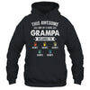 Personalized This Awesome Grampa Belongs To Custom Kids Name Color Hand Fathers Day Birthday Christmas Shirt & Hoodie | teecentury