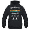 Personalized This Awesome Grampa Belongs To Custom Kids Name Vintage Fathers Day Birthday Christmas Shirt & Hoodie | teecentury