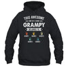 Personalized This Awesome Grampy Belongs To Custom Grandkids Name Color Hand Fathers Day Birthday Christmas Shirt & Hoodie | teecentury