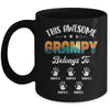 Personalized This Awesome Grampy Belongs To Custom Kids Name Vintage Fathers Day Birthday Christmas Mug | teecentury