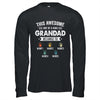 Personalized This Awesome Grandad Belongs To Custom Grandkids Name Color Hand Fathers Day Birthday Christmas Shirt & Hoodie | teecentury