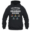 Personalized This Awesome Grandad Belongs To Custom Grandkids Name Color Hand Fathers Day Birthday Christmas Shirt & Hoodie | teecentury