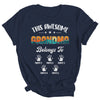 Personalized This Awesome Grandma Belongs To Custom Kids Name Vintage Mothers Day Birthday Christmas Shirt & Tank Top | teecentury