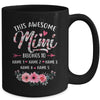 Personalized This Awesome Mimi Belongs To Custom Kids Name Floral Mimi Mothers Day Birthday Christmas Mug | teecentury