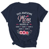 Personalized This Awesome Mom Belongs To Custom Kids Name Floral Mom Mothers Day Birthday Christmas Shirt & Tank Top | teecentury