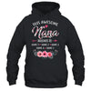 Personalized This Awesome Nana Belongs To Custom Kids Name Floral Nana Mothers Day Birthday Christmas Shirt & Tank Top | teecentury