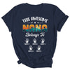 Personalized This Awesome Nana Belongs To Custom Kids Name Vintage Mothers Day Birthday Christmas Shirt & Tank Top | teecentury