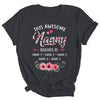 Personalized This Awesome Nanny Belongs To Custom Kids Name Floral Nanny Mothers Day Birthday Christmas Shirt & Tank Top | teecentury