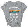 Personalized This Awesome Nonna Belongs To Custom Kids Name Vintage Mothers Day Birthday Christmas Shirt & Tank Top | teecentury