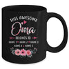 Personalized This Awesome Oma Belongs To Custom Kids Name Floral Oma Mothers Day Birthday Christmas Mug | teecentury