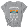 Personalized This Awesome Oma Belongs To Custom Kids Name Vintage Mothers Day Birthday Christmas Shirt & Tank Top | teecentury