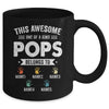 Personalized This Awesome Pops Belongs To Custom Grandkids Name Color Hand Fathers Day Birthday Christmas Mug | teecentury