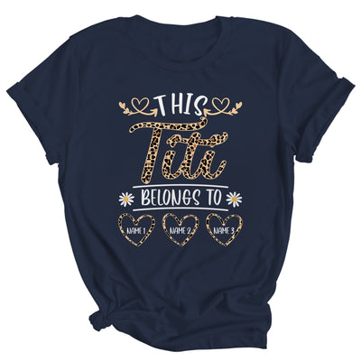 Personalized This Awesome Titi Belongs To Custom Kids Name Leopard Titi Mothers Day Birthday Christmas Shirt & Tank Top | teecentury