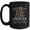 Personalized This Awesome Titi Belongs To Custom Kids Name Leopard Titi Mothers Day Birthday Christmas Mug | teecentury