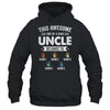 Personalized This Awesome Uncle Belongs To Custom Kids Name Color Hand Fathers Day Birthday Christmas Shirt & Hoodie | teecentury