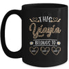 Personalized This Awesome Yiayia Belongs To Custom Kids Name Leopard Yiayia Mothers Day Birthday Christmas Mug | teecentury