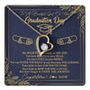 Forever Love Necklace 18K Yellow Gold Finish | 1 | Personalized To A Beautiful Women On Her Graduation Day Necklace Class of 2024 For Daughter Granddaughter Sister Jewelry Customized Gift Box Message Card | teecentury