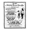 Personalized To My Amazing Bonus Daughter Blanket From Bonus Mom Stepmom Woman It A Big Hug Stepdaughter Birthday Gifts Christmas Customized Fleece Blanket | teecentury