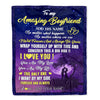 Personalized To My Amazing Boyfriend Blanket Big Hug For Boyfriend Birthday Gifts Anniversary Romantic Valentines Day Gifts For Him Christmas Fleece Blanket | teecentury