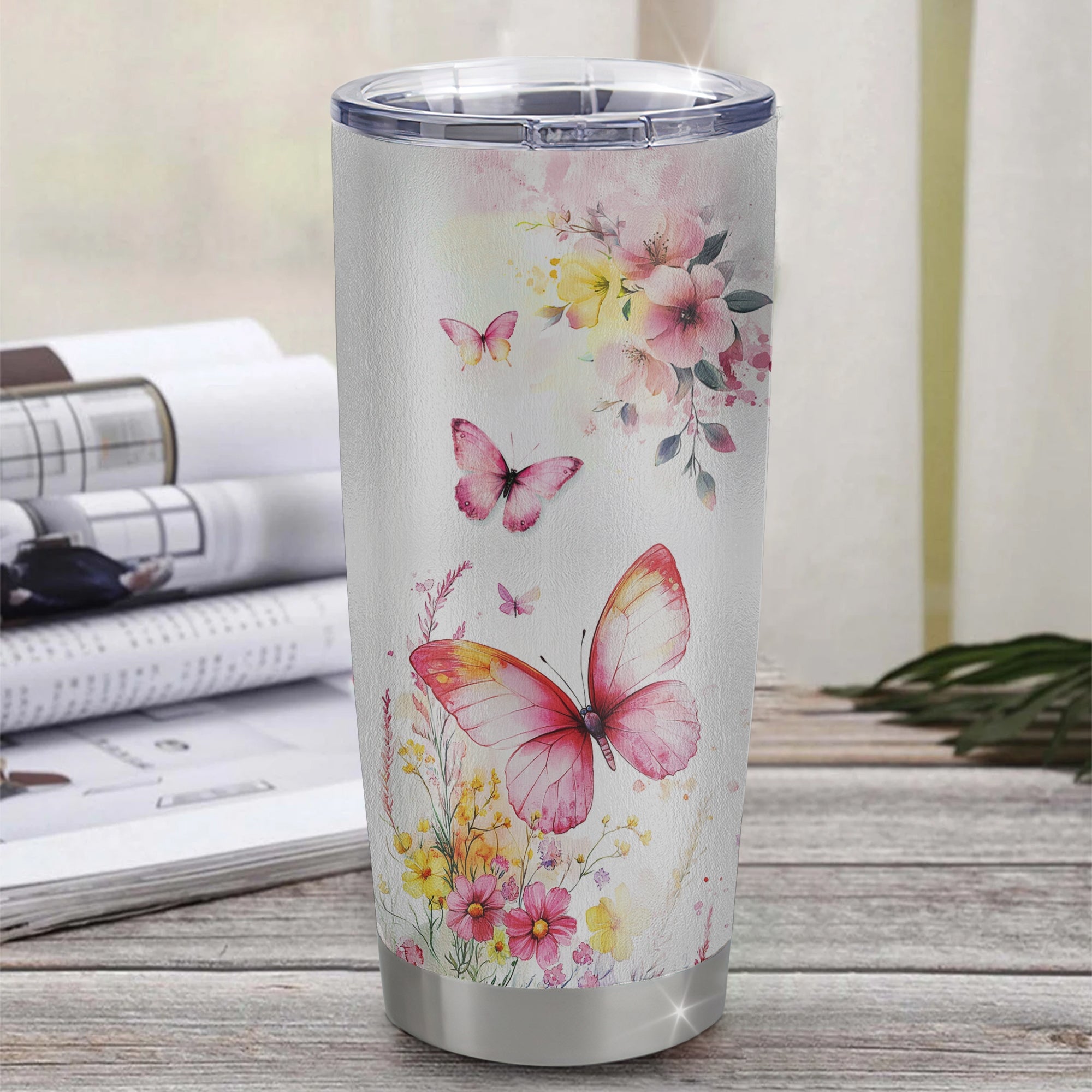 Personalized To My Amazing Daughter Tumbler From Dad Mom Mother Butterfly It A Big Hug Daughter Birthday Gifts Christmas Customized Stainless Steel Insulated Mug | teecentury
