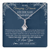 Alluring Beauty Necklace 14K White Gold Finish | 1 | Personalized To My Amazing Fiancee Necklace From Fiance Promise Necklace Birthday Gifts For Fiancee For Her Valentines Christmas Custom Gift Box Message Card | https://teecentury.