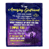 Personalized To My Amazing Girlfriend Blanket Big Hug For Girlfriend Birthday Gifts Anniversary Romantic Gifts Valentines Day For Her Christmas Fleece Blanket | teecentury
