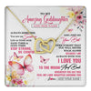 Interlocking Hearts Necklace 18K Yellow Gold Finish | 1 | Personalized To My Amazing Goddaughter Necklace From Godmother Uncle Butterfly It A Big Hug Goddaughter Birthday Gifts Christmas Custom Gift Box Message Card | https://teecentury.