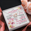 Interlocking Hearts Necklace Stainless Steel & Rose Gold Finish | 2 | Personalized To My Amazing Goddaughter Necklace From Godmother Uncle Butterfly It A Big Hug Goddaughter Birthday Gifts Christmas Custom Gift Box Message Card | https://teecentury.