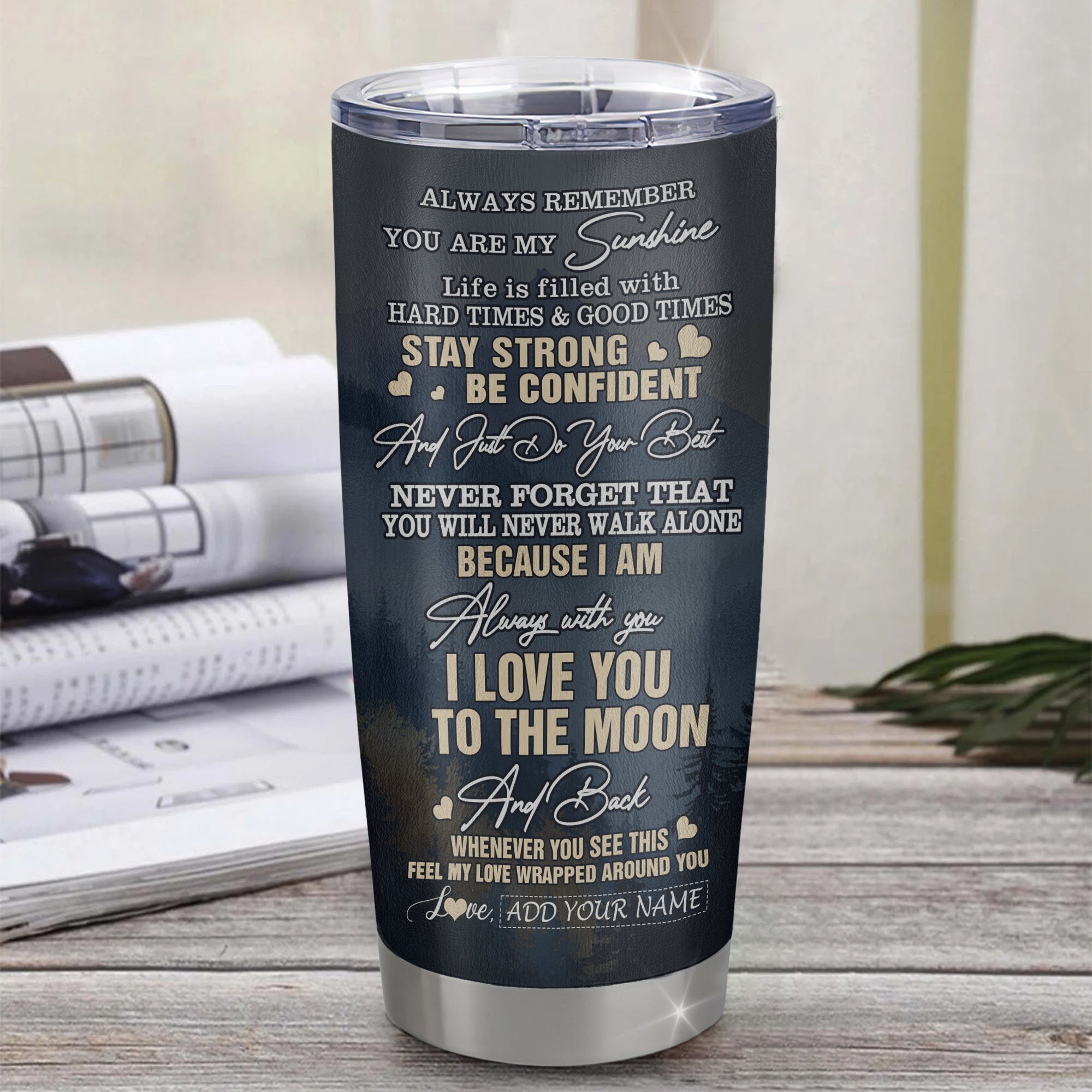 Personalized To My Amazing Goddaughter Tumbler From Godmother Uncle Bear It A Big Hug Goddaughter Birthday Gifts Graduation Christmas Custom Stainless Steel Travel Mug Shirt & Hoodie | teecentury