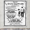 Personalized To My Amazing Granddaughter Blanket From Grandpa Papa Man It A Big Hug Granddaughter Birthday Gifts Graduation Christmas Fleece Throw Blanket | teecentury