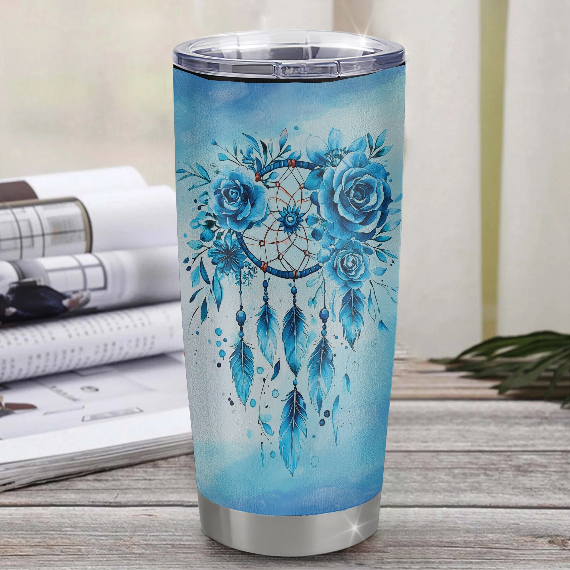 Personalized To My Amazing Granddaughter Tumbler From Grandma Grandpa Dream Catcher It A Big Hug Granddaughter Birthday Gifts Christmas Stainless Steel Insulated Mug | teecentury